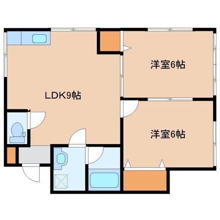 ハイツアルルの物件間取画像